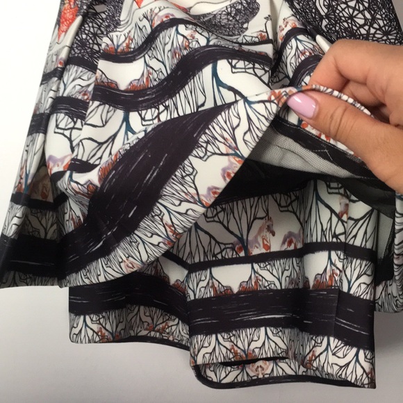 Designer Strapless Peplum Romper - Unicorn Print - Picture 4 of 8